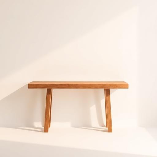 Walnut console